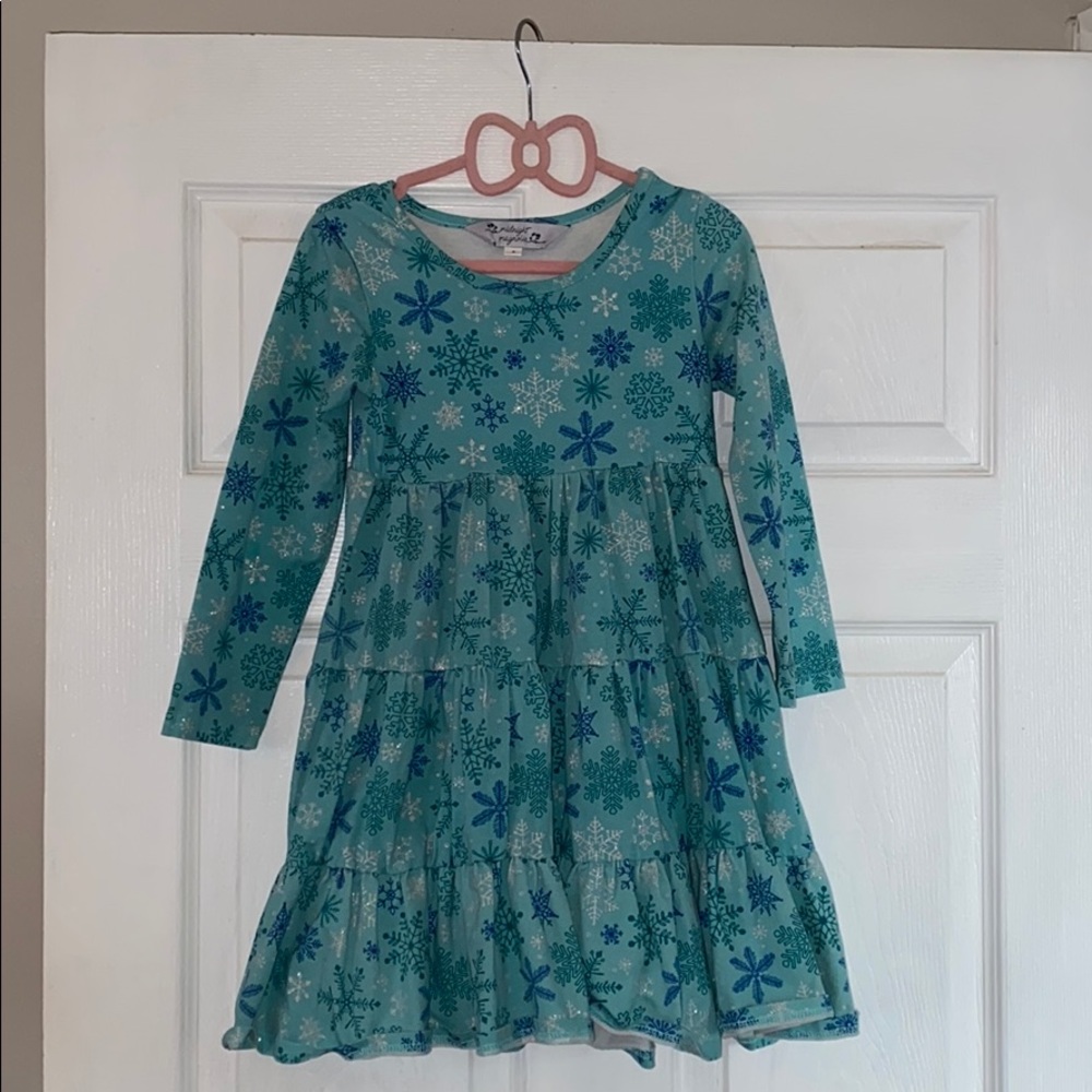 Midnight Magnolia Snowflake Dress